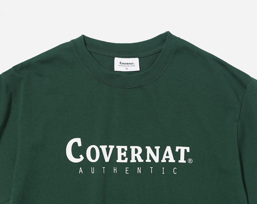 커버낫(COVERNAT) S/S AUTHENTIC LOGO TEE GREEN
