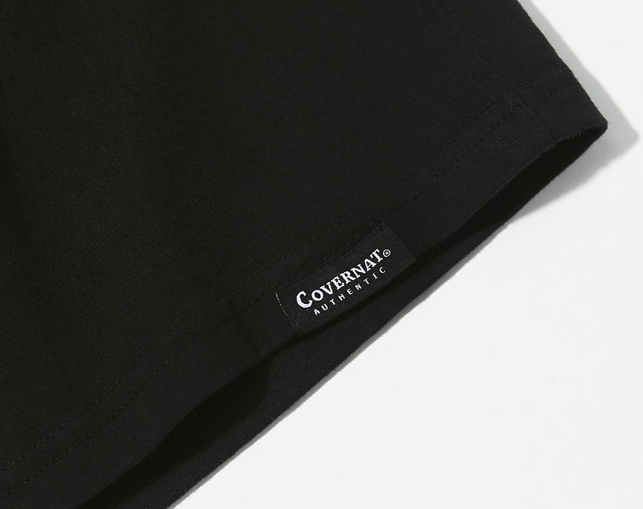 커버낫(COVERNAT) S/S AUTHENTIC LOGO TEE BLACK