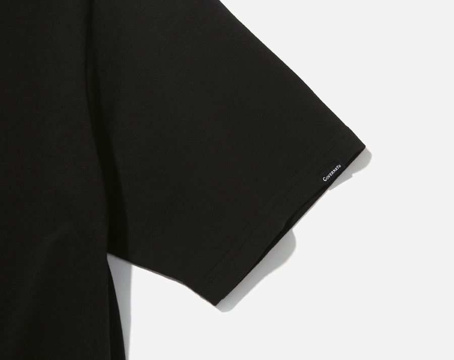 커버낫(COVERNAT) S/S AUTHENTIC LOGO TEE BLACK