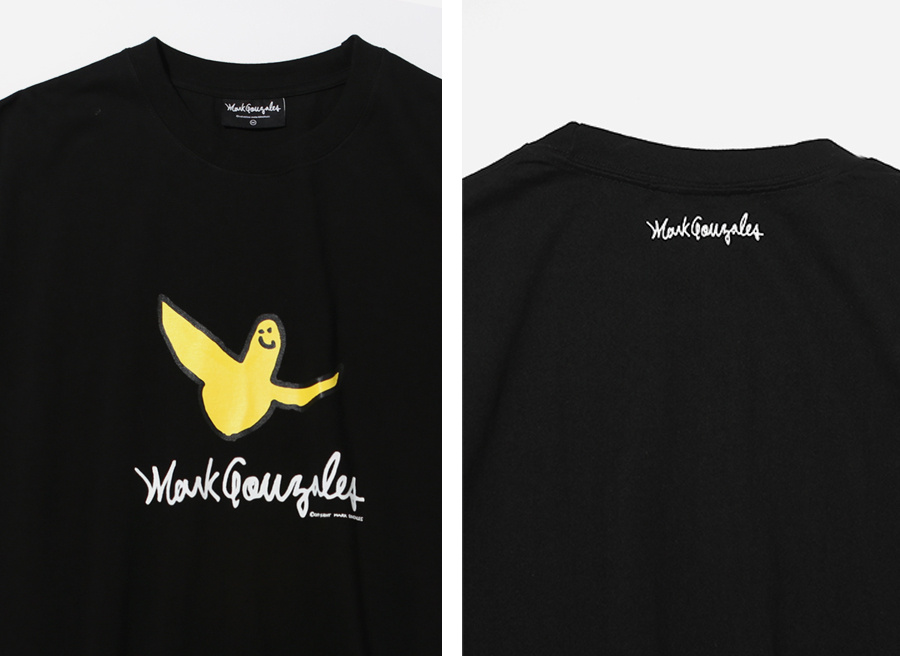마크 곤잘레스(MARK GONZALES) SIGNATURE LOGO T-SHIRTS BLACK