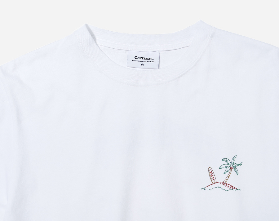 커버낫(COVERNAT) S/S SURFER MAN TEE WHITE
