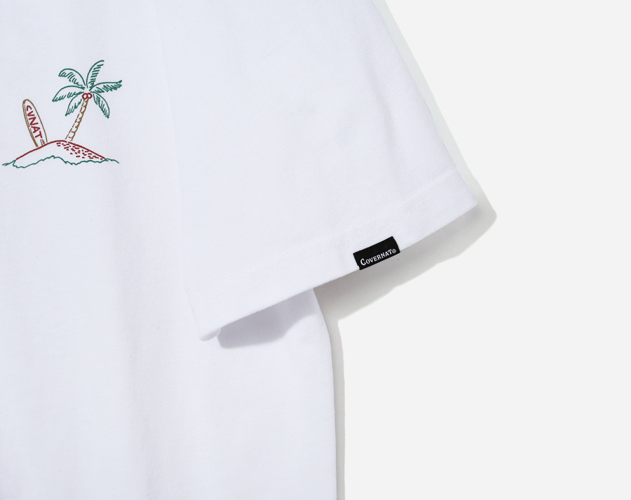 커버낫(COVERNAT) S/S SURFER MAN TEE WHITE