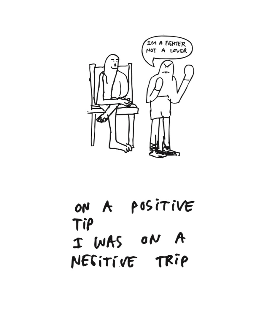 마크 곤잘레스(MARK GONZALES) FIGHTER T-SHIRTS WHITE