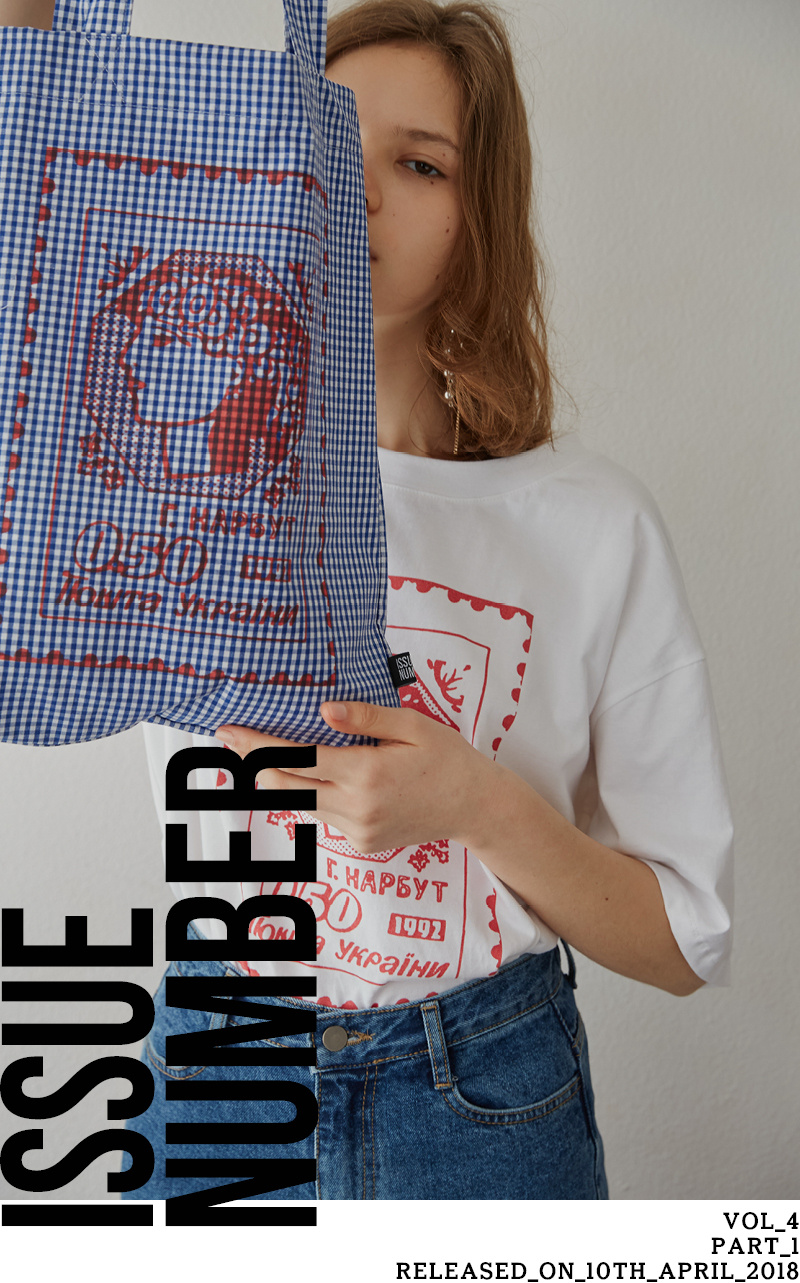 이슈넘버(ISSUE NUMBER) 5.6 STAMP BAG (블루)