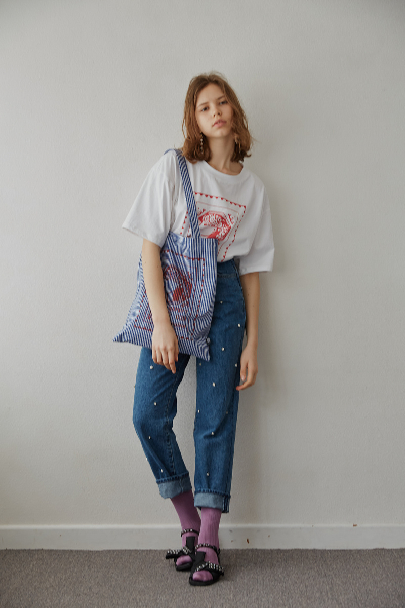 이슈넘버(ISSUE NUMBER) 5.6 STAMP BAG (블루)