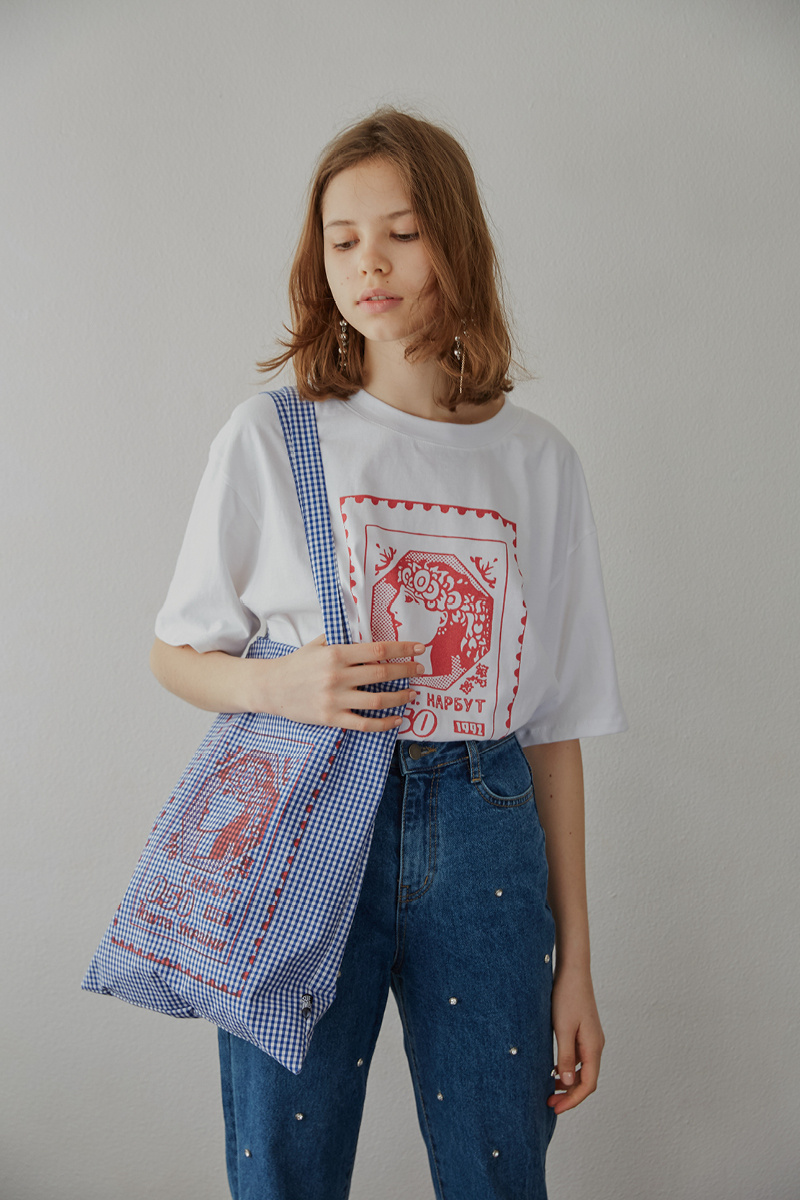 이슈넘버(ISSUE NUMBER) 5.6 STAMP BAG (블루)