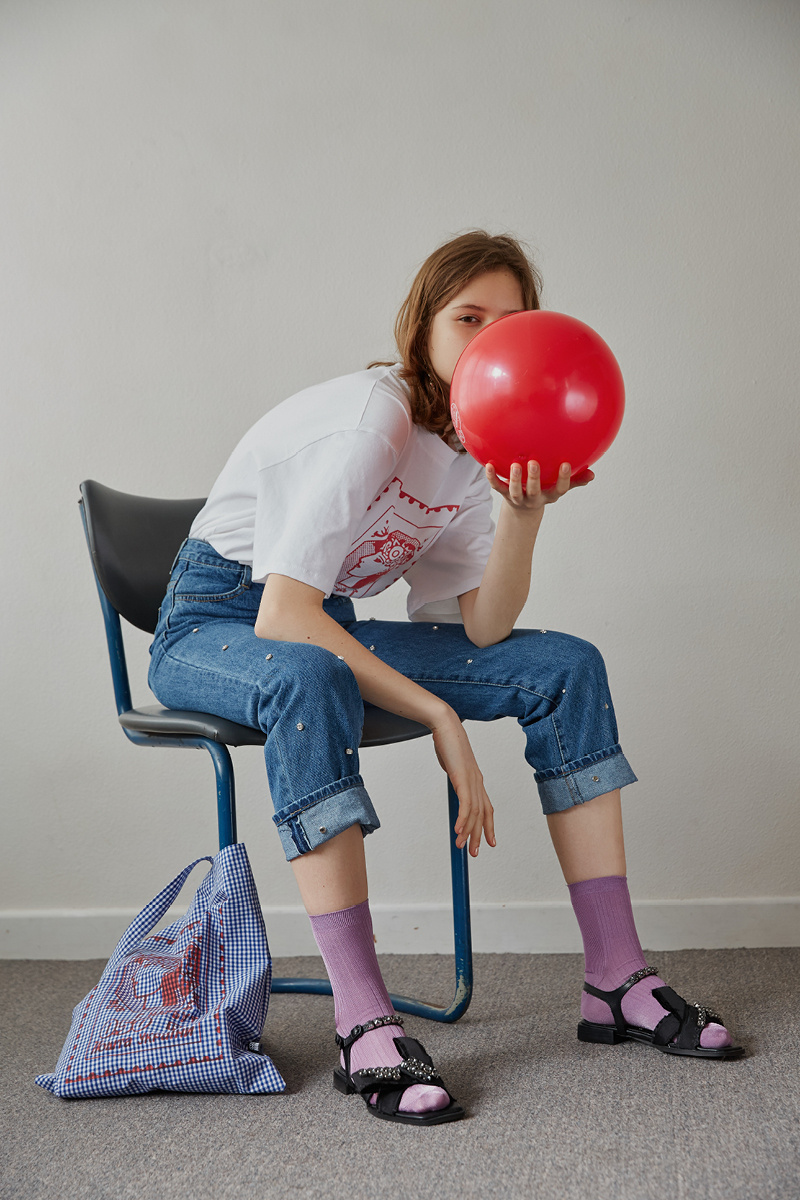 이슈넘버(ISSUE NUMBER) 5.6 STAMP BAG (블루)