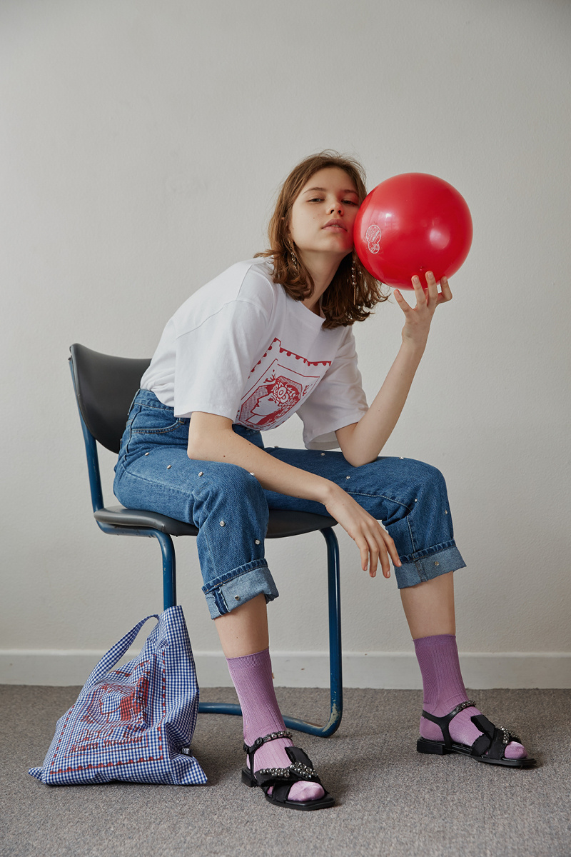 이슈넘버(ISSUE NUMBER) 5.6 STAMP BAG (블루)