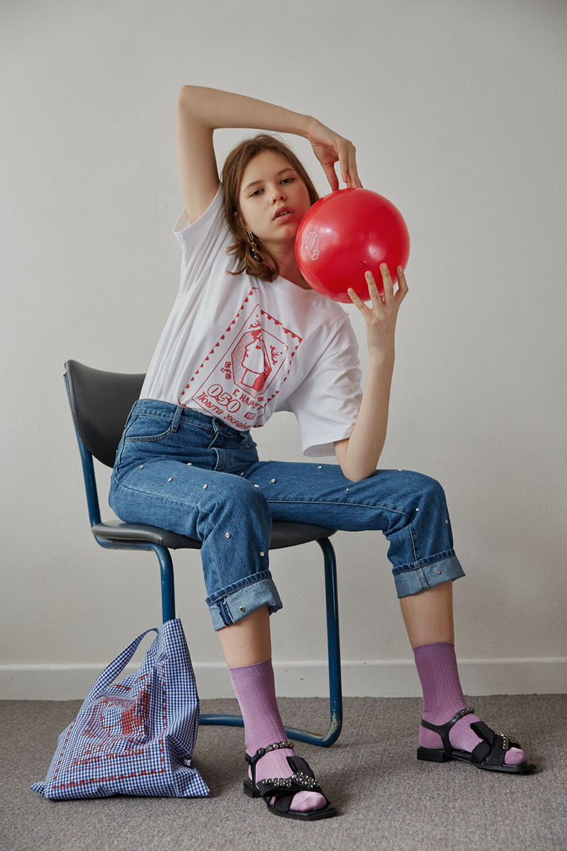 이슈넘버(ISSUE NUMBER) 5.6 STAMP BAG (블루)