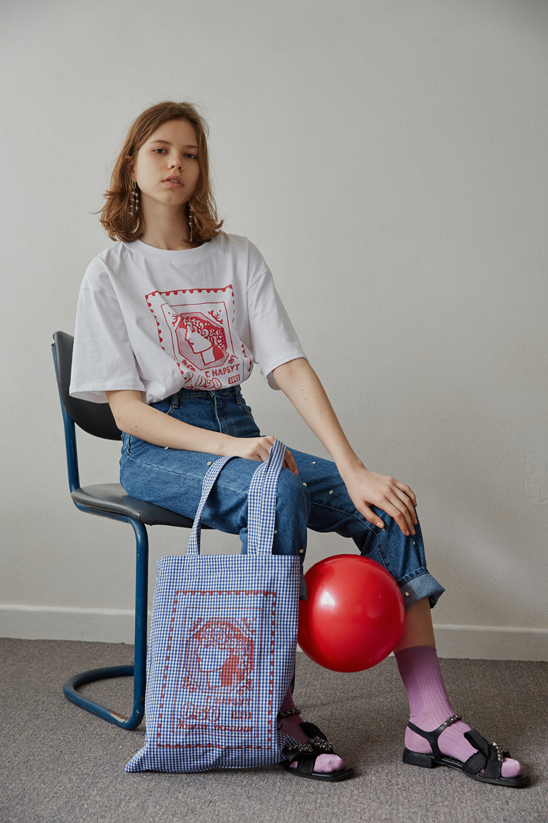 이슈넘버(ISSUE NUMBER) 5.6 STAMP BAG (블루)