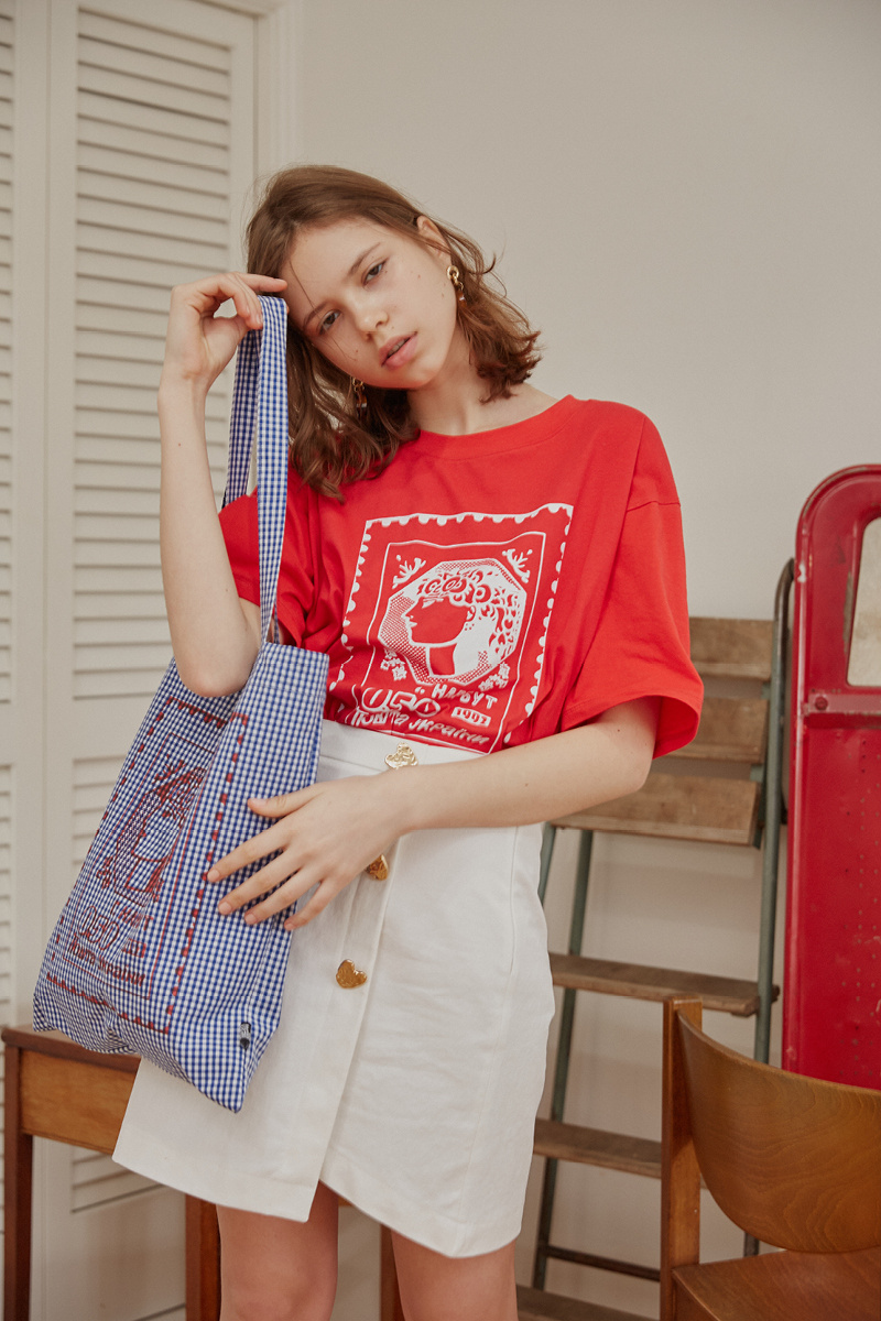 이슈넘버(ISSUE NUMBER) 5.6 STAMP BAG (블루)