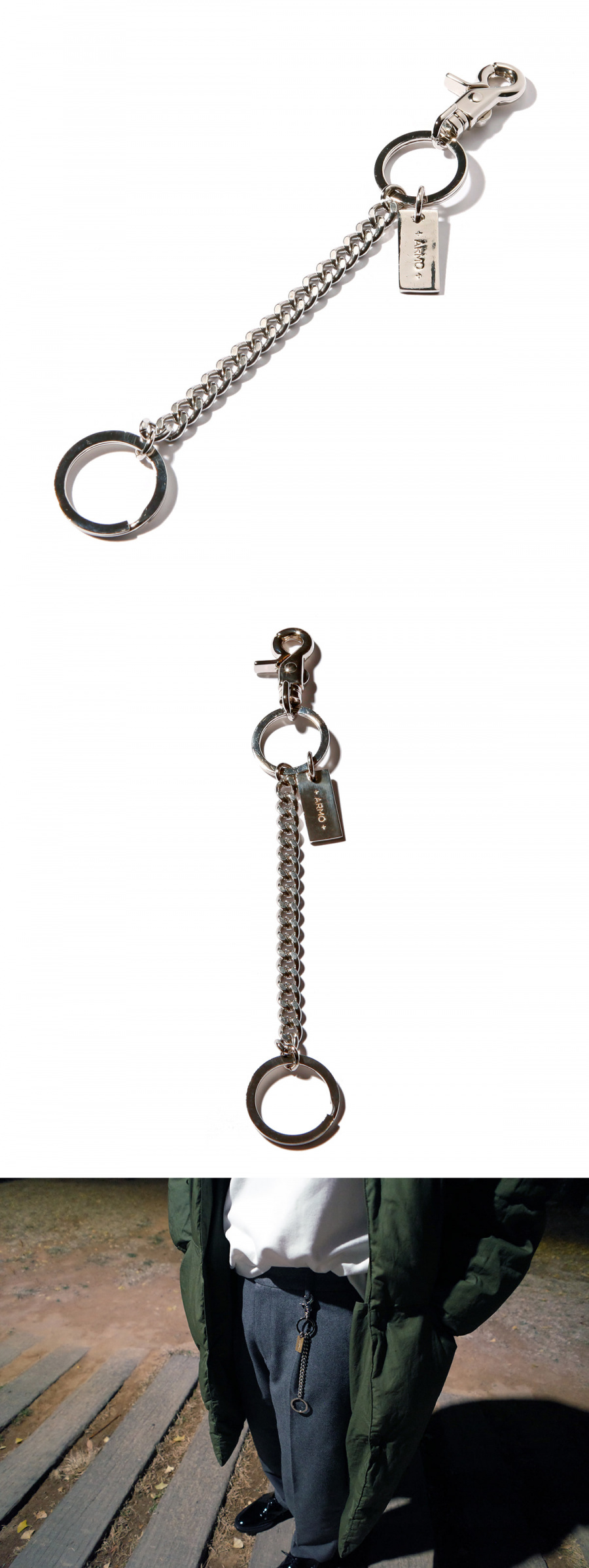 아르모(ARMO) 10 커브드 키체인 (숏)