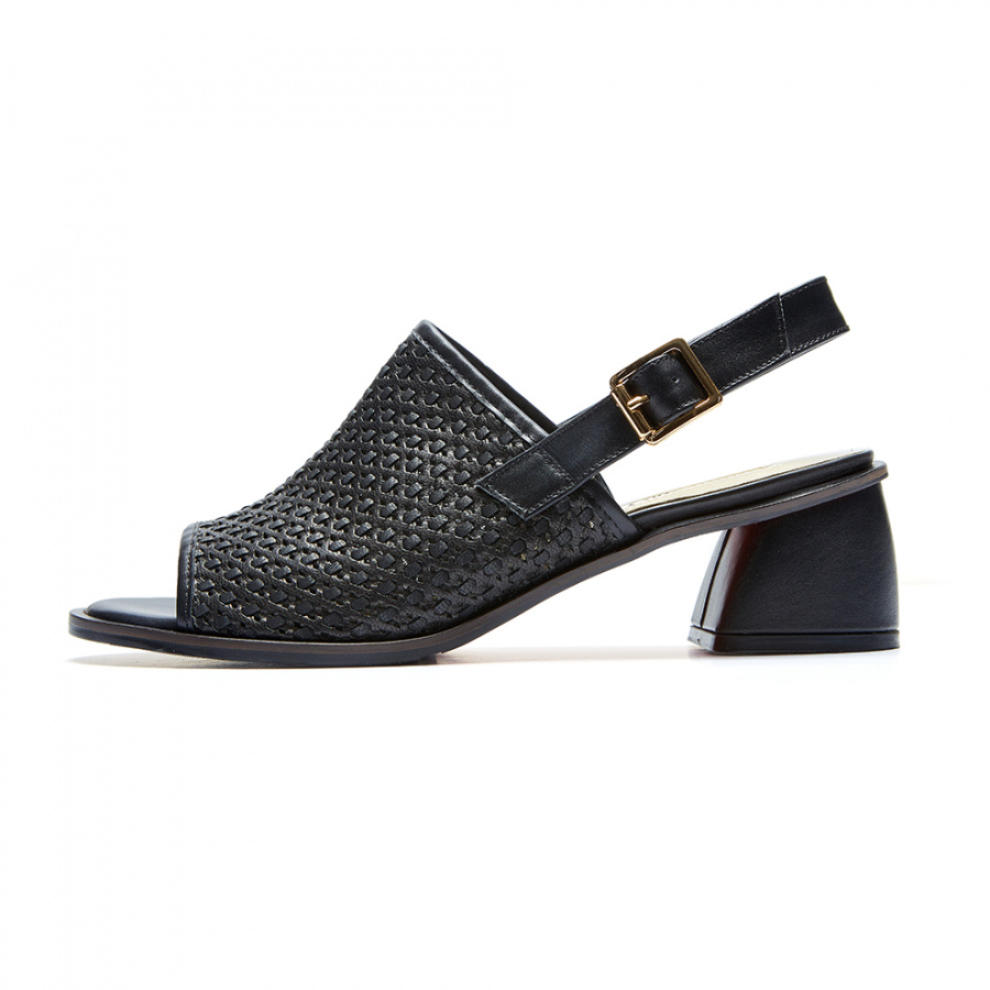 피에스메리제인(PSMARYJANE) 7025 weaving sandal black