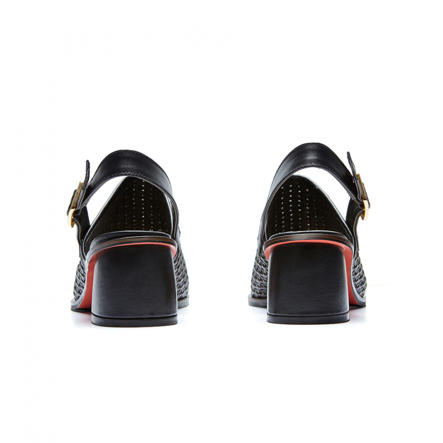 피에스메리제인(PSMARYJANE) 7025 weaving sandal black