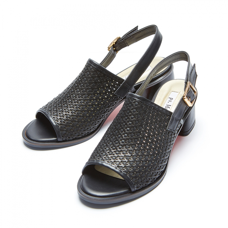 피에스메리제인(PSMARYJANE) 7025 weaving sandal black