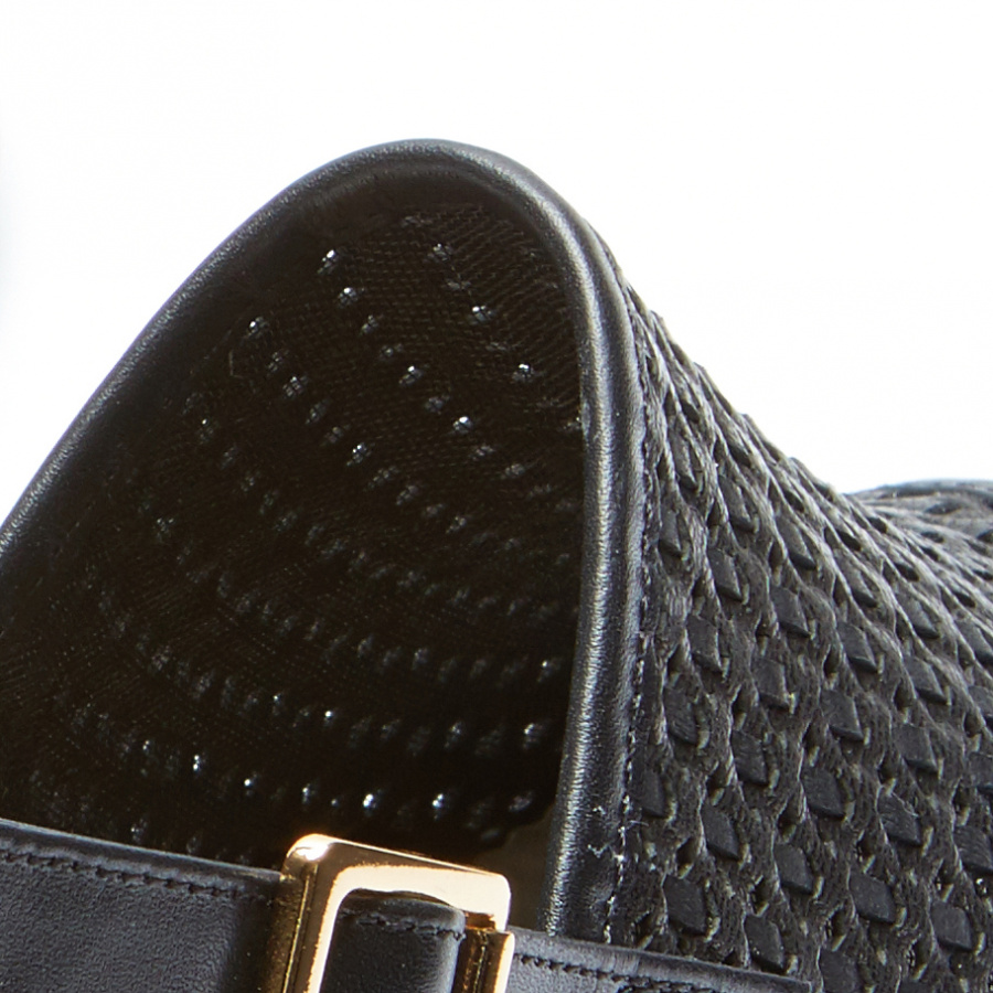 피에스메리제인(PSMARYJANE) 7025 weaving sandal black