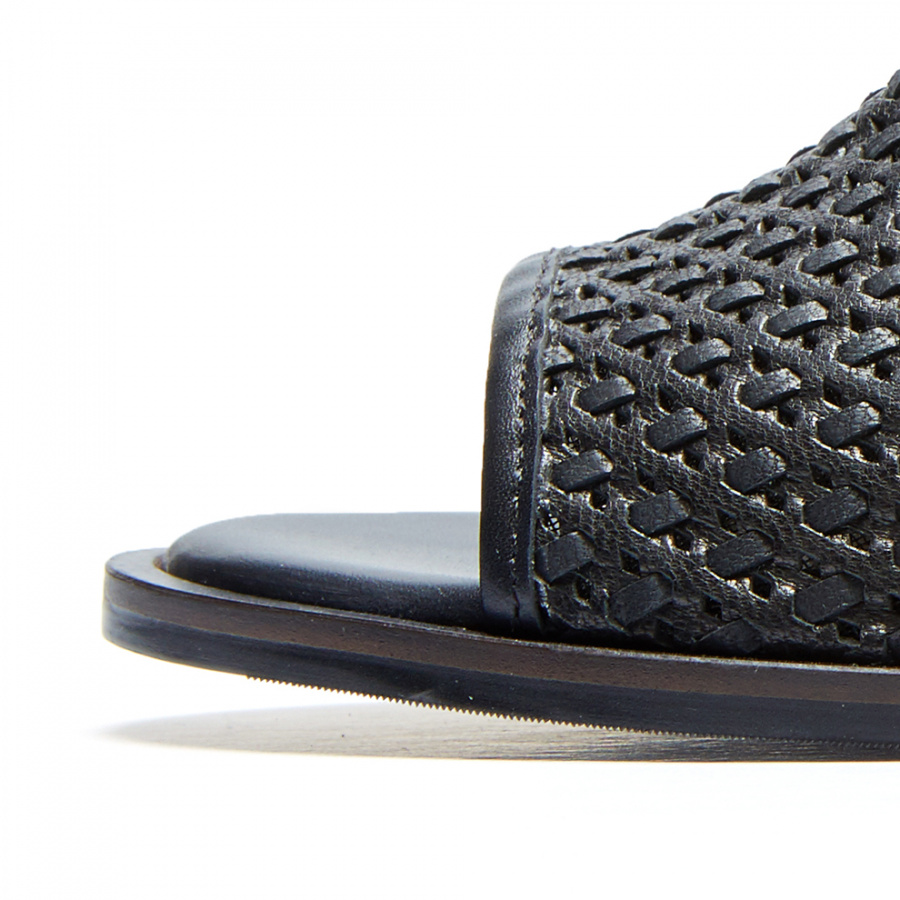 피에스메리제인(PSMARYJANE) 7025 weaving sandal black