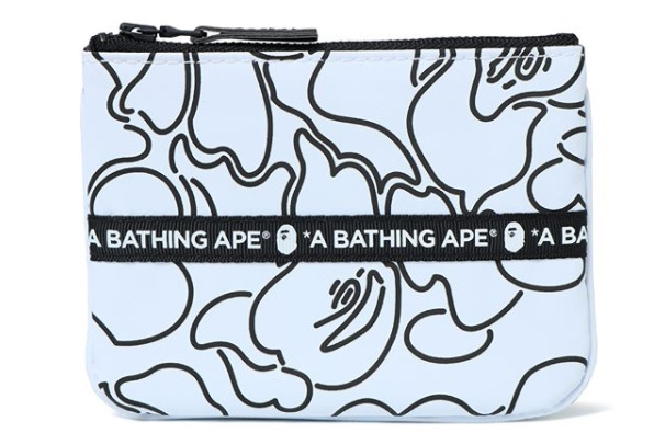 베이프(B.A.P.E) ABC NEON CAMO TARPOULIN WALLET S