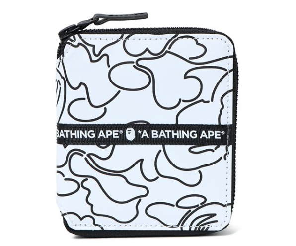 베이프(B.A.P.E) ABC NEON CAMO TARPOULIN WALLET M