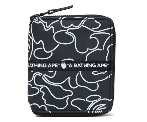 베이프(B.A.P.E) ABC NEON CAMO TARPOULIN WALLET M