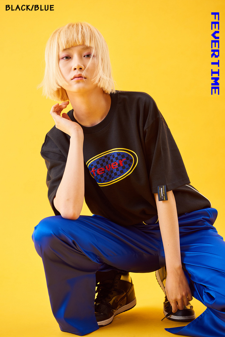 피버타임(FEVERTIME) 2018 FEVER 체커 티셔츠 [5COLOR]