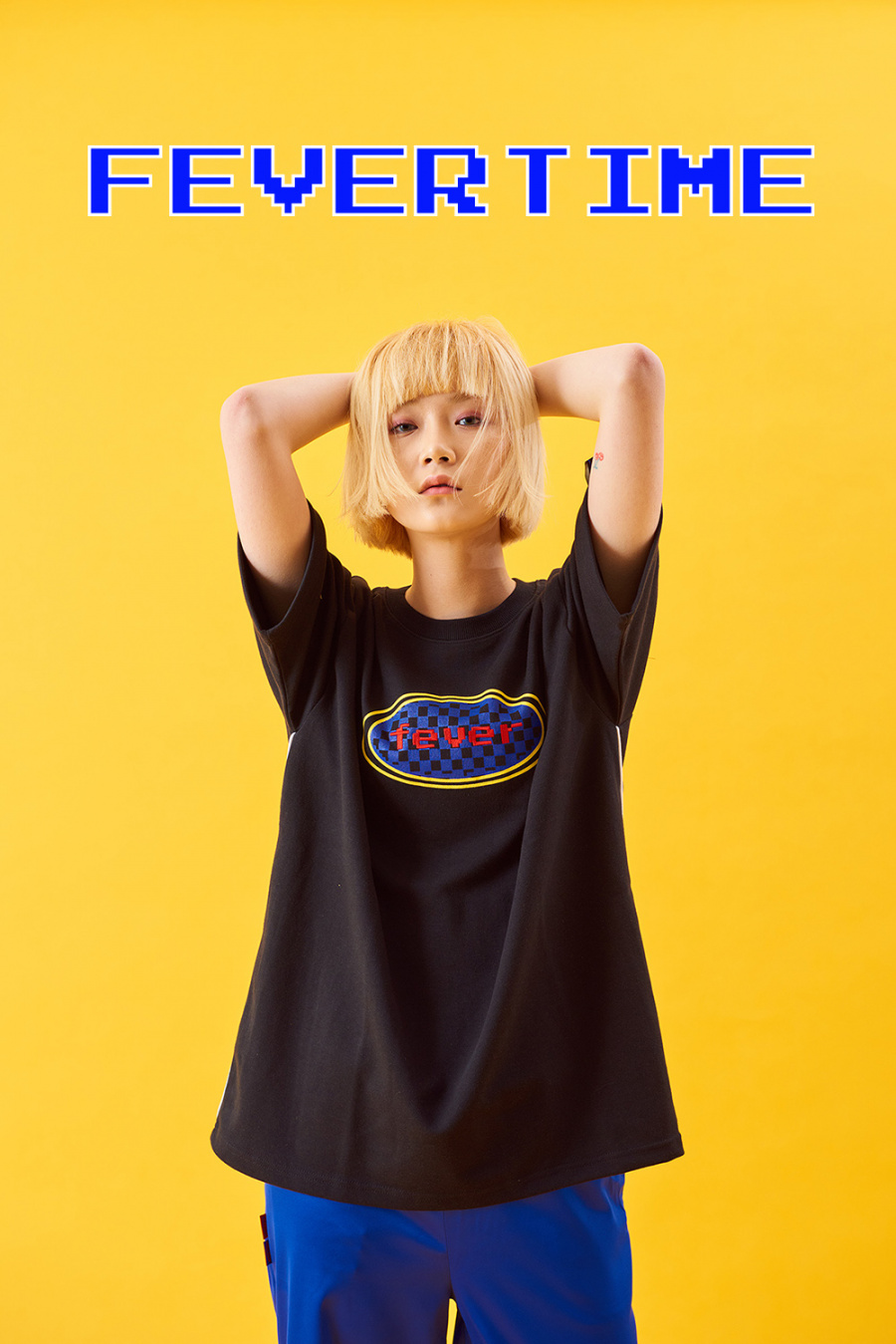 피버타임(FEVERTIME) 2018 FEVER 체커 티셔츠 [5COLOR]