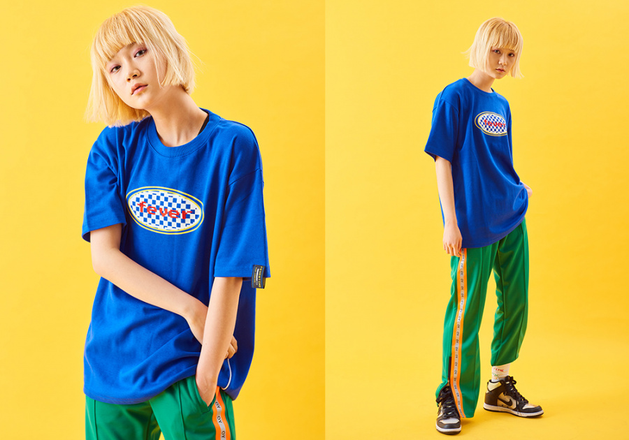 피버타임(FEVERTIME) 2018 FEVER 체커 티셔츠 [5COLOR]