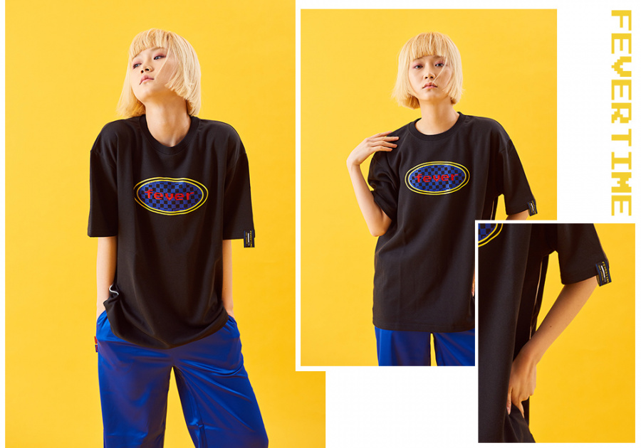 피버타임(FEVERTIME) 2018 FEVER 체커 티셔츠 [5COLOR]