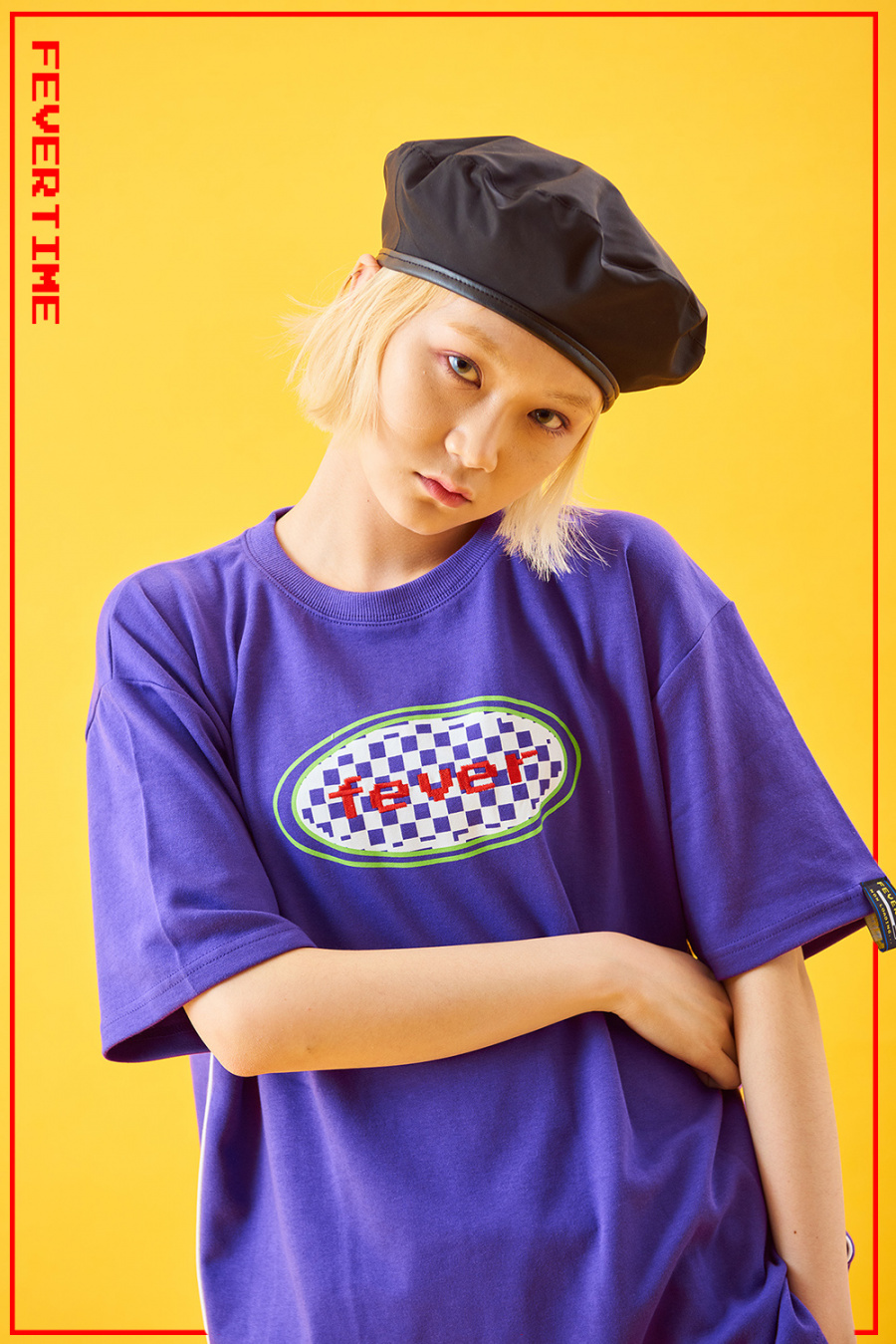 피버타임(FEVERTIME) 2018 FEVER 체커 티셔츠 [5COLOR]