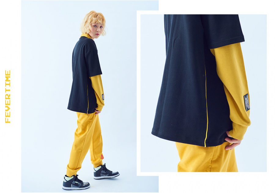 피버타임(FEVERTIME) 2018 FEVER 체커 티셔츠 [5COLOR]