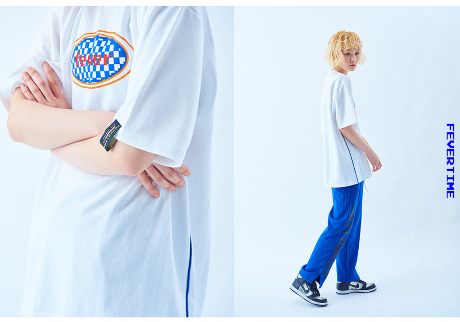 피버타임(FEVERTIME) 2018 FEVER 체커 티셔츠 [5COLOR]