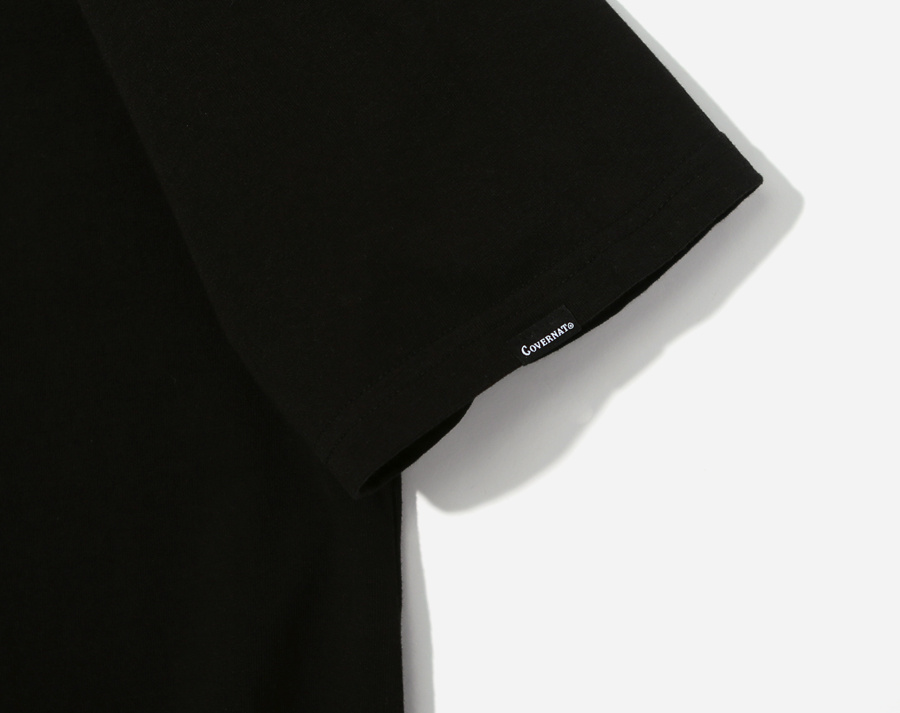 커버낫(COVERNAT) S/S CIRCLE AUTHENTIC LOGO TEE BLACK