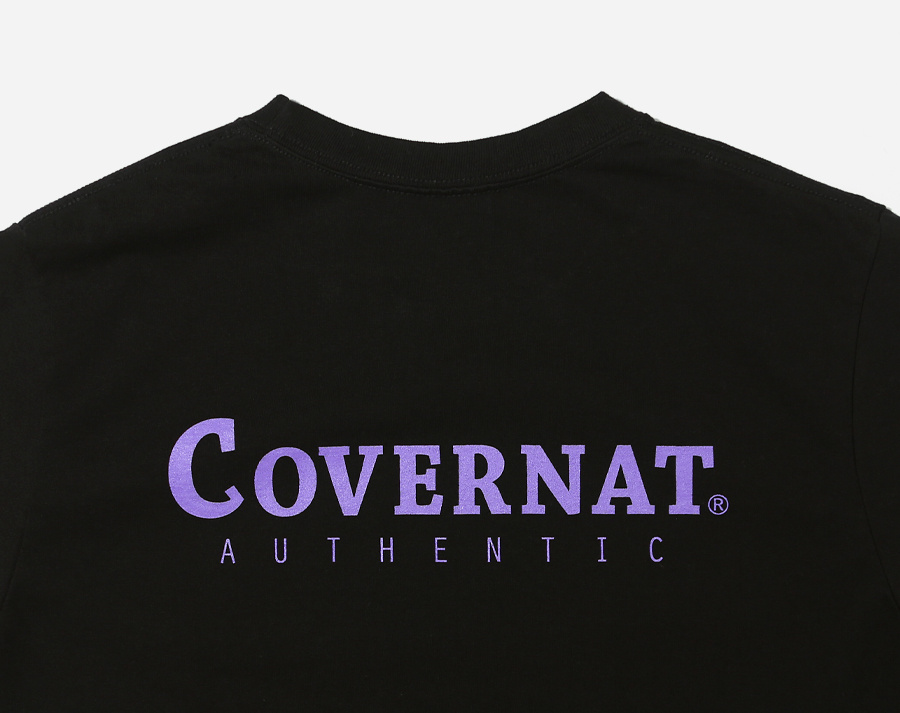 커버낫(COVERNAT) S/S CIRCLE AUTHENTIC LOGO TEE BLACK