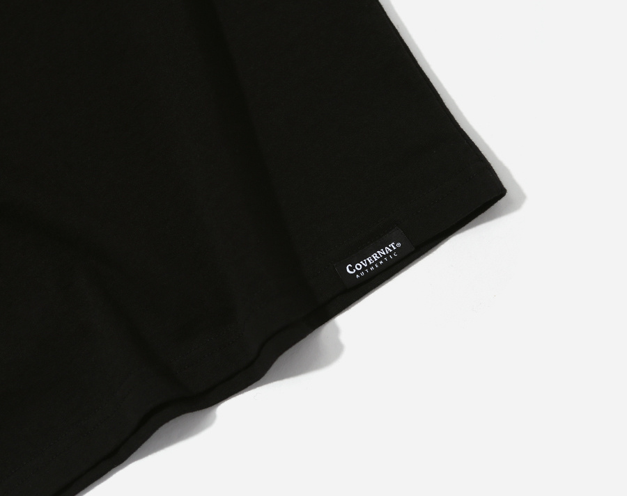 커버낫(COVERNAT) S/S CIRCLE AUTHENTIC LOGO TEE BLACK