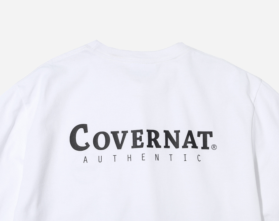 커버낫(COVERNAT) S/S CIRCLE AUTHENTIC LOGO TEE WHITE