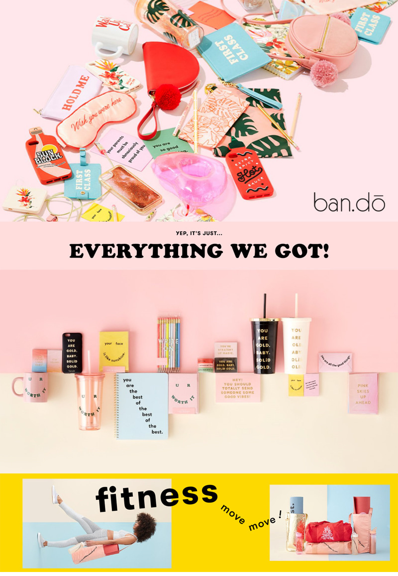 밴도(BAN.DO) WORK IT OUT GYM BAG-gonna happen for you