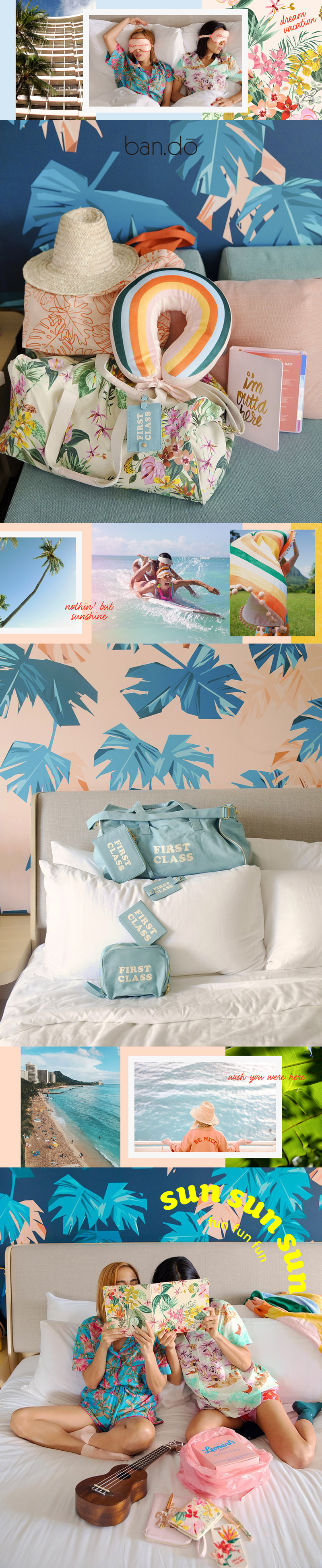 밴도(BAN.DO) GETAWAY TRAVEL CLUTCH-paradiso(여행클러치)