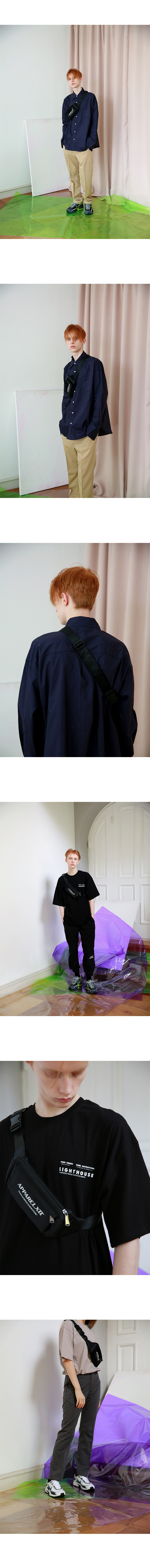 어패럴싯(APPARELXIT) 유니섹스 어패럴싯 슬링백 블랙