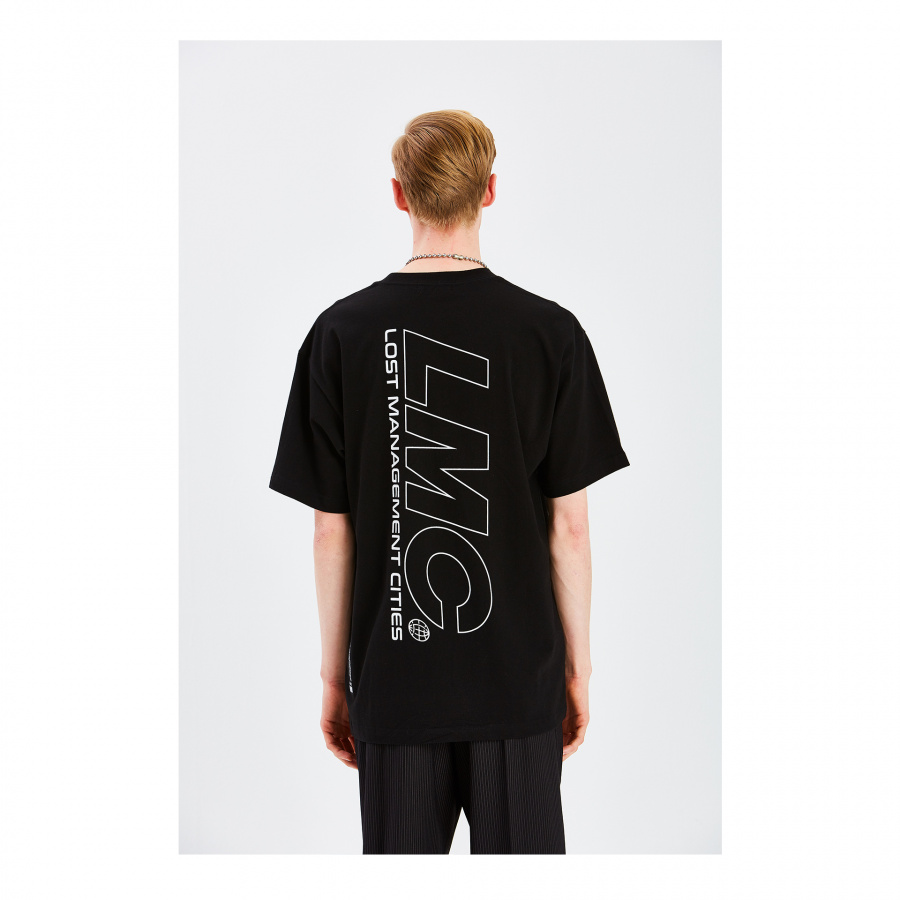 엘엠씨(LMC) LMC VERTICAL ITALIC LOGO TEE black