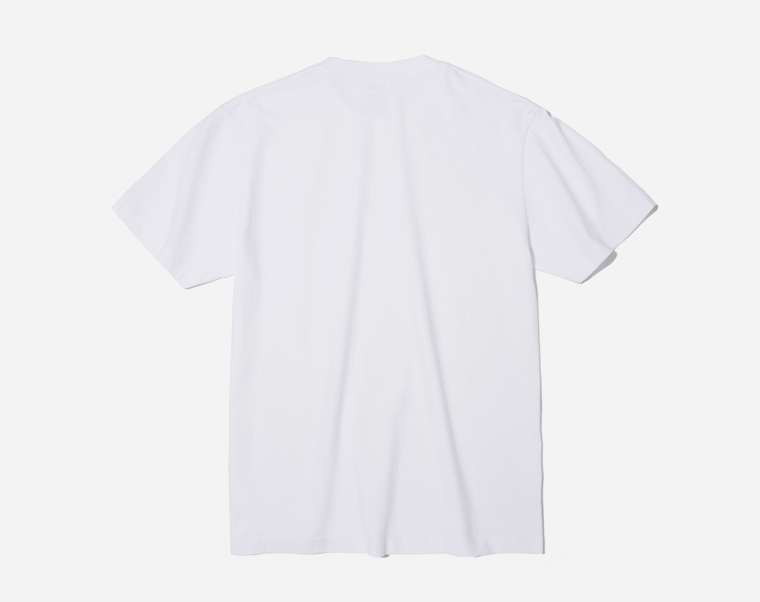 프룻오브더룸(FRUIT OF THE LOOM) [Asian fit] 210g FRUIT LOGO T-SHIRTS WHITE