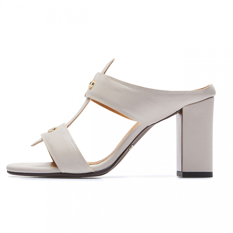 피에스메리제인(PSMARYJANE) 7044 button slide cream