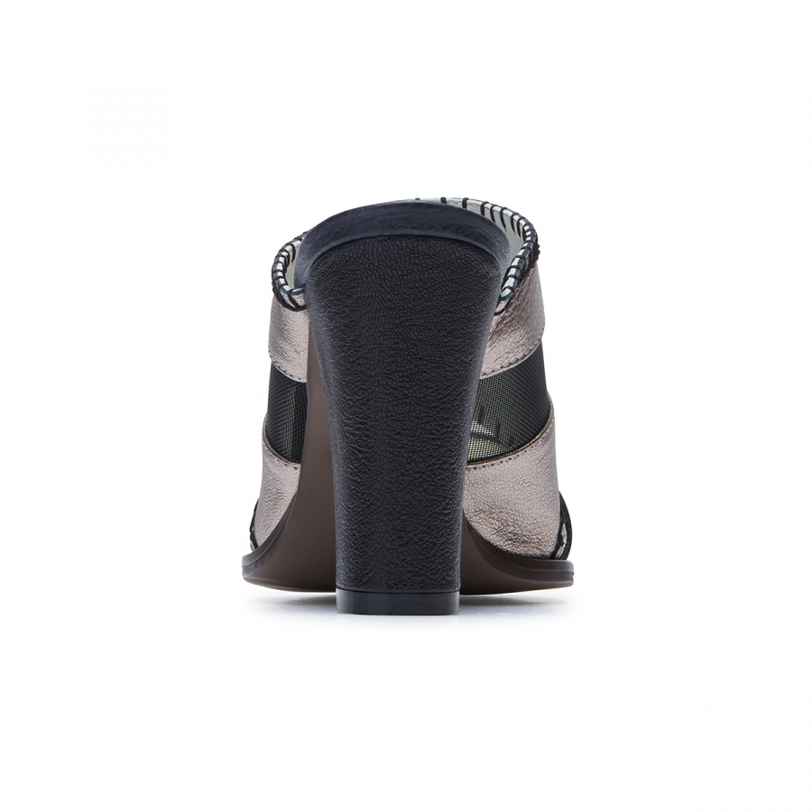 피에스메리제인(PSMARYJANE) 7053 Mesh mule shine black