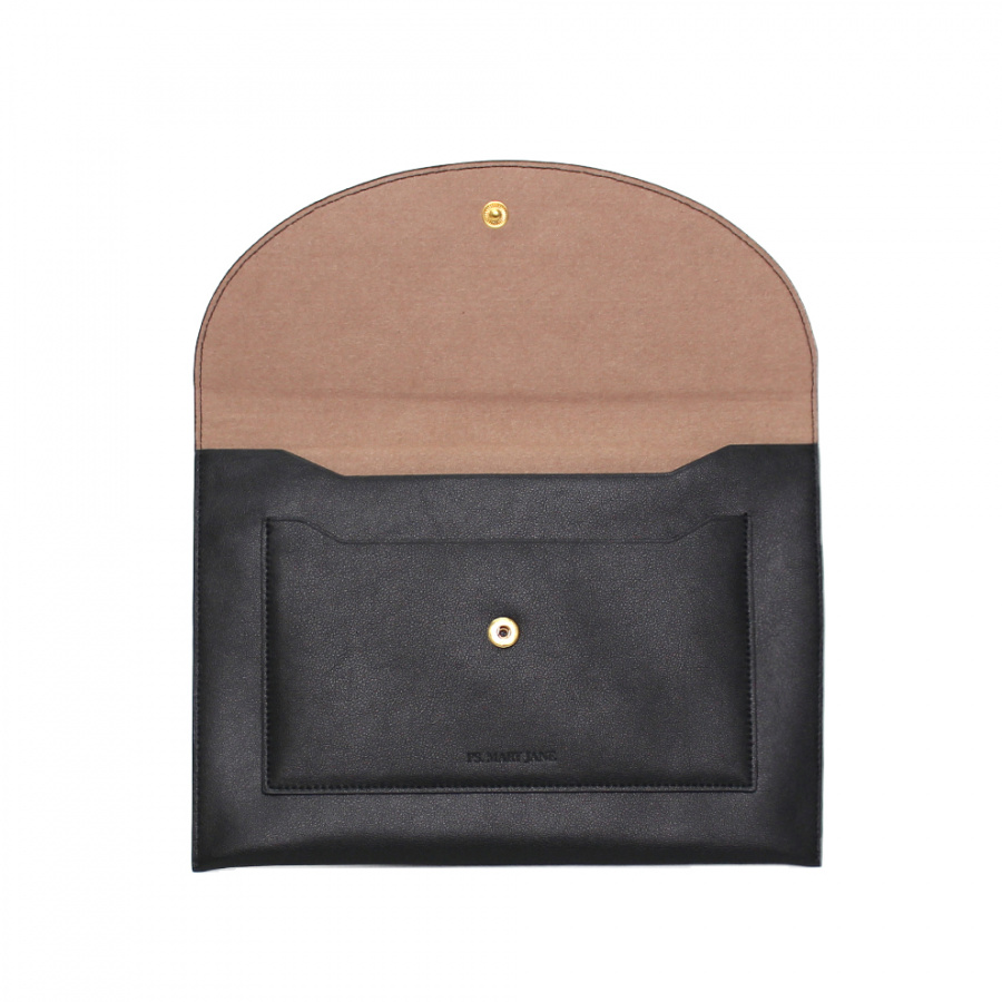 피에스메리제인(PSMARYJANE) 18A001 포켓 클러치 Black+1카드케이스(7colors)