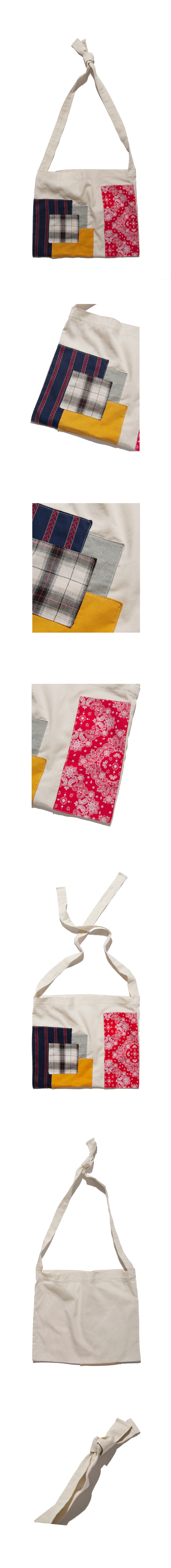 크루치(KRUCHI) patch 5 Shoulder bag (beige)