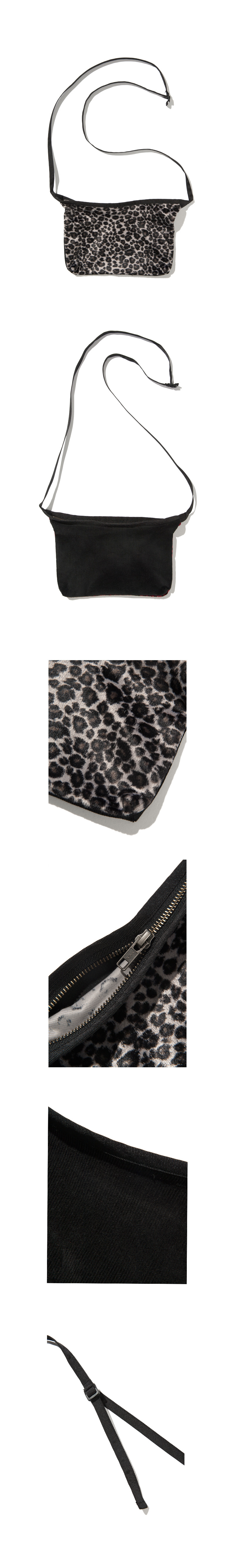 크루치(KRUCHI) Leopard Shoulder bag (gray)