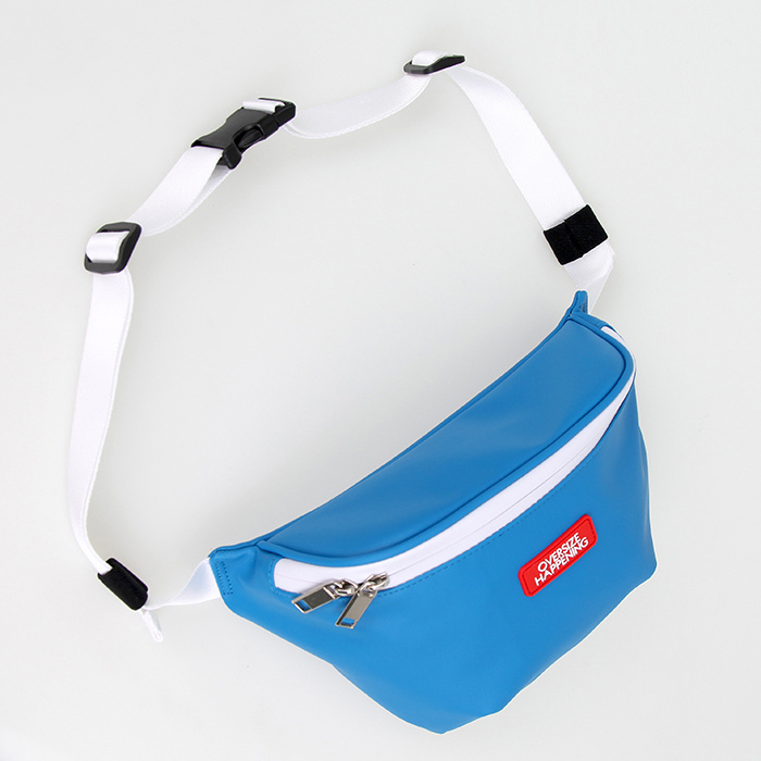 오버사이즈해프닝(OVERSIZE HAPPENING) 로고 벨트 백 블루