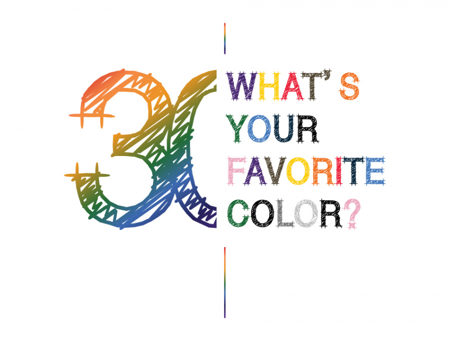 써티스케치(THIRTY SKETCH) [세트]컬러풀에코백 + 파우치(퍼플)