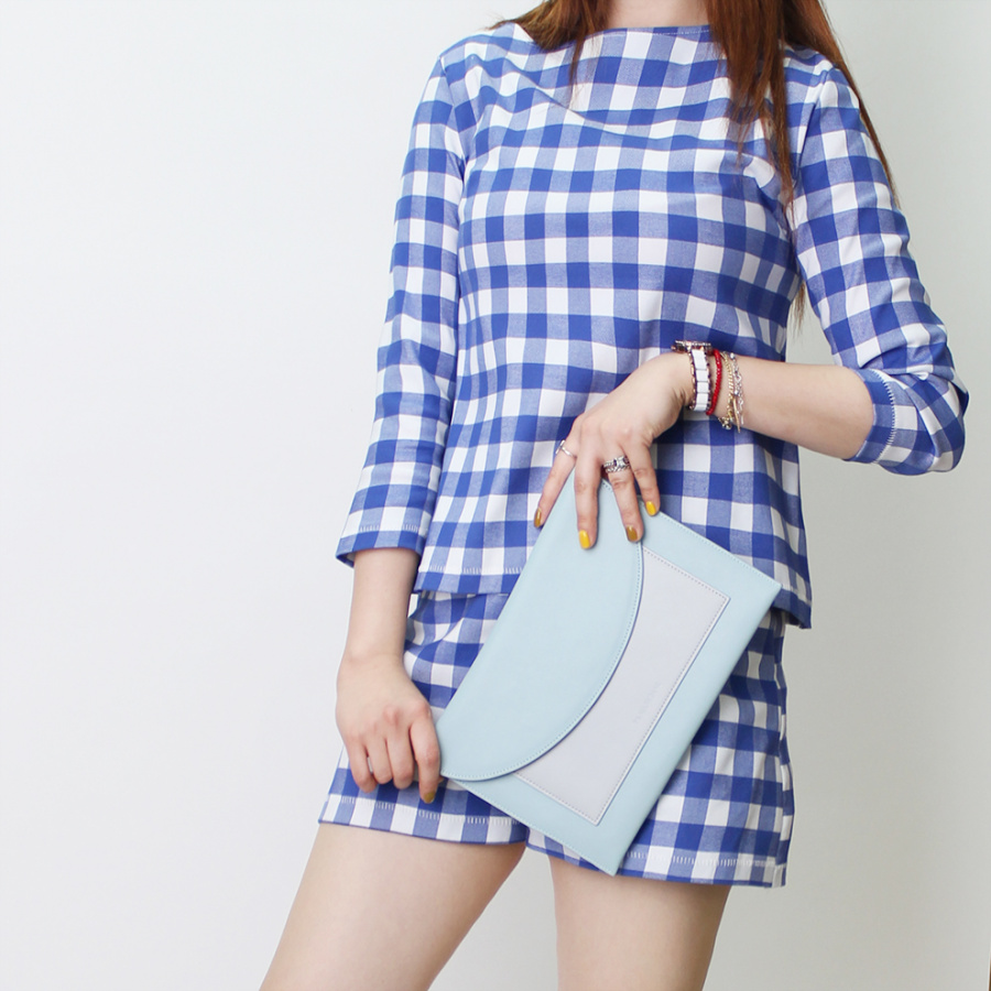 피에스메리제인(PSMARYJANE) 18A001 포켓 클러치 Sky+1카드케이스(7colors)