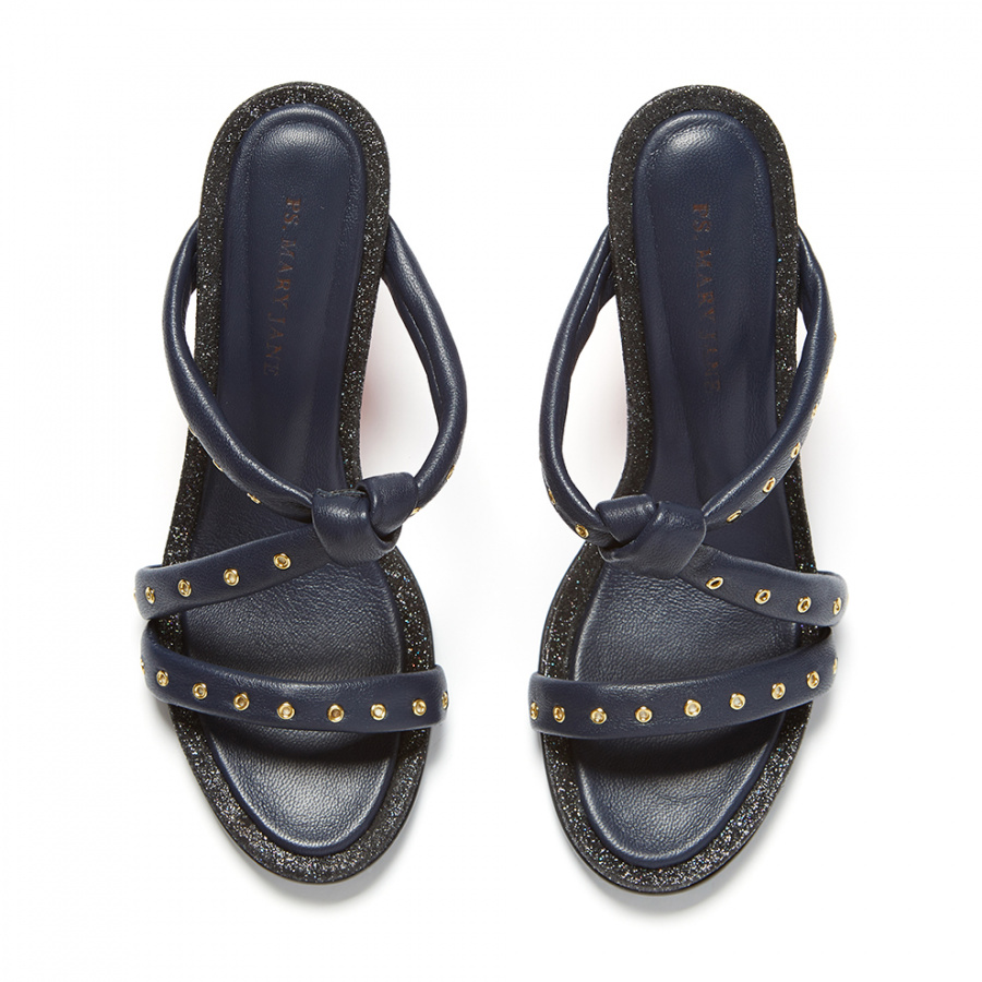 피에스메리제인(PSMARYJANE) YJ009 punching mule navy