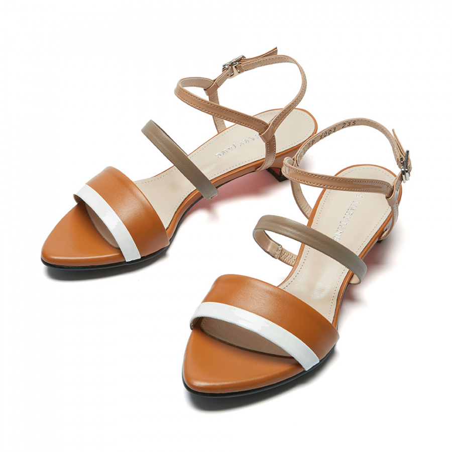 피에스메리제인(PSMARYJANE) PP8003 3line sandle camel